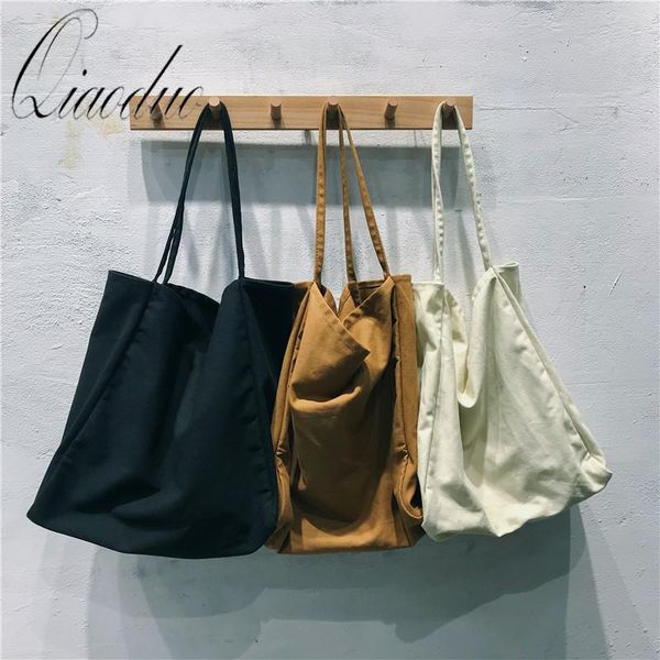 qiaoduo large canvas handbag women big capacity shopping bag simple lady shoulder bag solid color handbag reusable designer
qiaoduo large canvas handbag women big capacity shopping bag simple lady shoulder bag solid color handbag reusable designer