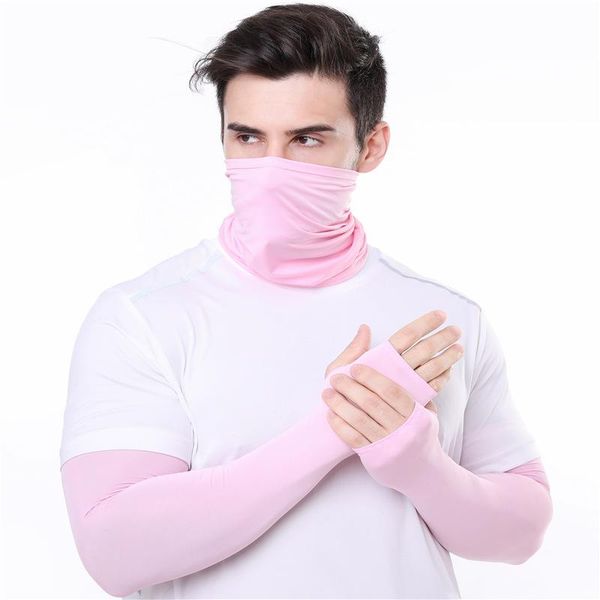 1pcs bandana face covers pair cooling arm sleeves outdoor anti-uv mask sleeve combination set for camping hiking fishing, Black;gray
1pcs bandana face covers pair cooling arm sleeves outdoor anti-uv mask sleeve combination set for camping hiking fishing, Black;gray