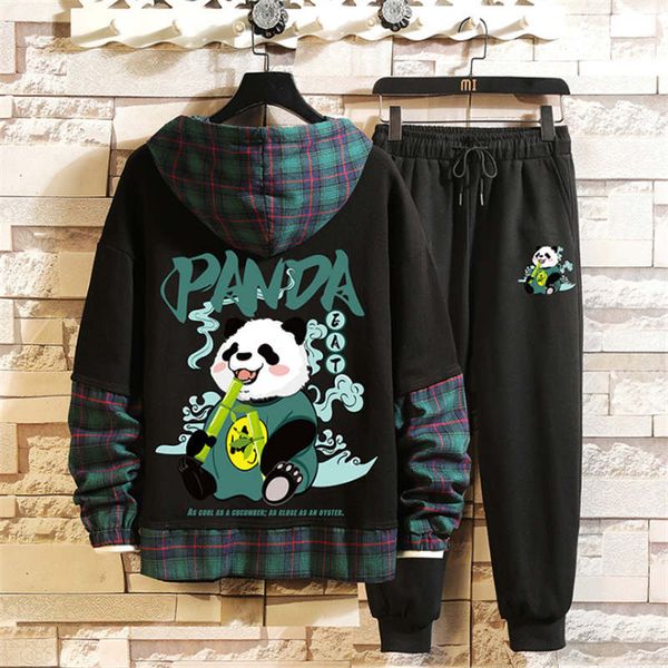 fashion panda animal printed hooded sweater suits men's casual sportswear youth korean version of the trendy with trousers size s-3xl, Gray
fashion panda animal printed hooded sweater suits men's casual sportswear youth korean version of the trendy with trousers size s-3xl, Gray