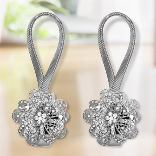fashion diamond flower design pair of magnetic crystal curtain tiebacks tie backs curtain buckle clips holdbacks 
fashion diamond flower design pair of magnetic crystal curtain tiebacks tie backs curtain buckle clips holdbacks
