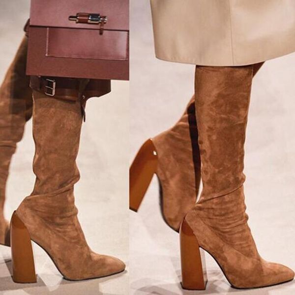 boots suede pointed toe thigh high thick heels over the knee for women fashion winter botines mujer, Black
boots suede pointed toe thigh high thick heels over the knee for women fashion winter botines mujer, Black