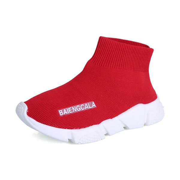 spring and autumn new red black children's knitted socks stretch sports casual shoes eva light sneakers k47, Black;red
spring and autumn new red black children's knitted socks stretch sports casual shoes eva light sneakers k47, Black;red
