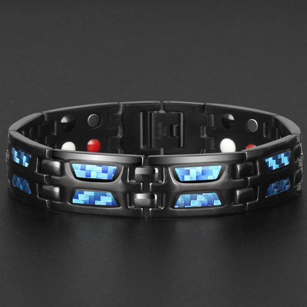 health care 4 in 1 germanium stone magnetic bracelet men black stainless steel hand chain power therapy ladies bangles jewelry 200925
health care 4 in 1 germanium stone magnetic bracelet men black stainless steel hand chain power therapy ladies bangles jewelry 200925