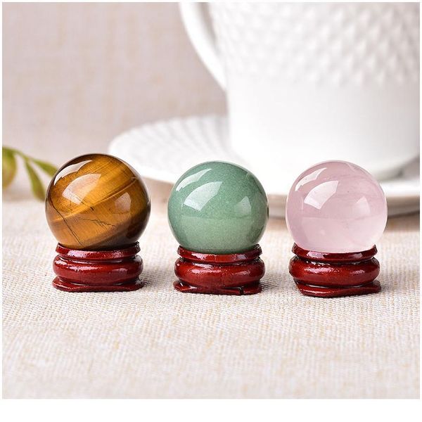 1pc natural crystal ball rose quartz tigers eye aventurine stone healing quartz beautiful ball home decoration wood qylomg, Black
1pc natural crystal ball rose quartz tigers eye aventurine stone healing quartz beautiful ball home decoration wood qylomg, Black