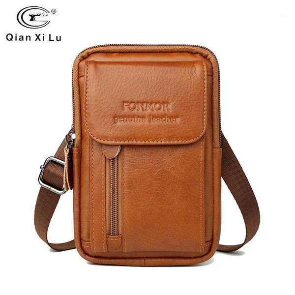 genuine leather wasit bag for men mobile phone fanny pack mini belt pouch money pack pouch case cover holder for travel bag1
genuine leather wasit bag for men mobile phone fanny pack mini belt pouch money pack pouch case cover holder for travel bag1