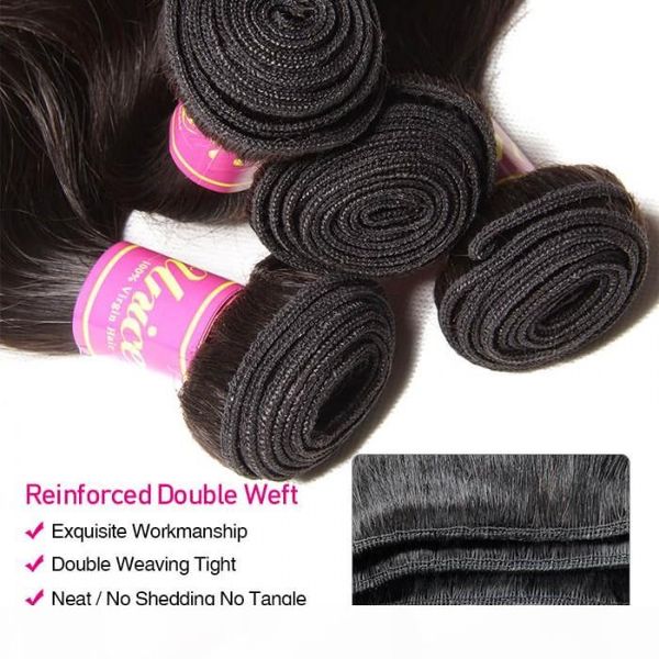 virgin human hair tkwig 4 bundles body wave hair lace black women brazilian human hair, Black;brown
virgin human hair tkwig 4 bundles body wave hair lace black women brazilian human hair, Black;brown