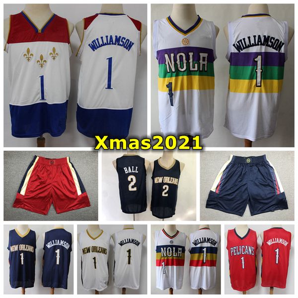 2021 mens zion 1 williamson swingman jersey new city orleans edition lonzo 2 ball zion 1 williamson basketball jersey shorts with logo tags, Black;red
2021 mens zion 1 williamson swingman jersey new city orleans edition lonzo 2 ball zion 1 williamson basketball jersey shorts with logo tags, Black;red