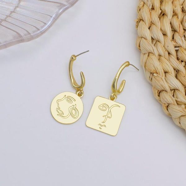 aensoa 2020 new arrival abstract stylish square face dangle earrings for women girls korea simple gold color statement earrings, Silver
aensoa 2020 new arrival abstract stylish square face dangle earrings for women girls korea simple gold color statement earrings, Silver