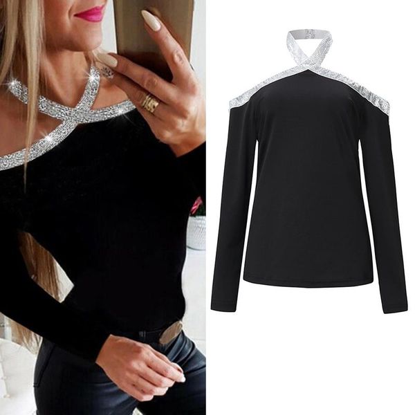women's blouses & shirts summer women off shoulder party female tight 2021 vonda lady halter long sleeve casual plus size, White
women's blouses & shirts summer women off shoulder party female tight 2021 vonda lady halter long sleeve casual plus size, White