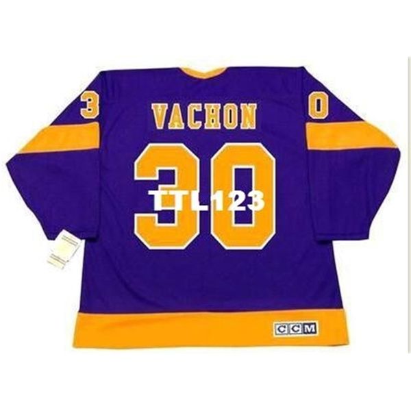 421s #30 rogie vachon los angeles kings ccm vintage away home hockey jersey or custom any name or number retro jersey, Black
421s #30 rogie vachon los angeles kings ccm vintage away home hockey jersey or custom any name or number retro jersey, Black