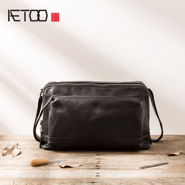 aetoo leather shoulder bag, large-capacity head leather men's oblique cross bag, fashion casual trend men's bag
aetoo leather shoulder bag, large-capacity head leather men's oblique cross bag, fashion casual trend men's bag