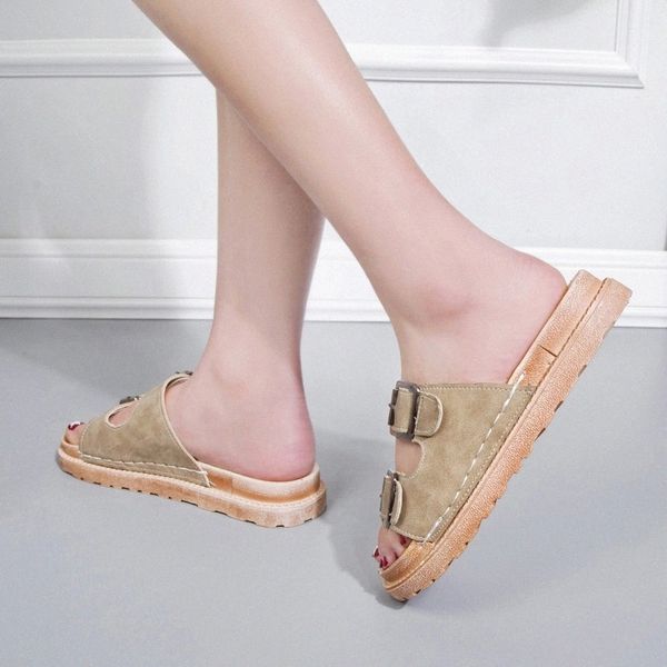 2020 summer women slippers woman buckle strap flats ladies open toe slides female shoes women's comfortable solid footwear #bj2n, Black
2020 summer women slippers woman buckle strap flats ladies open toe slides female shoes women's comfortable solid footwear #bj2n, Black