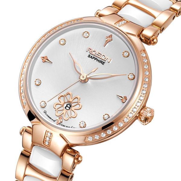 wristwatches rosdn women's watches japan miyota gl10 quartz movement sapphire 50m waterproof diamond ceramic strap clock r3621, Slivery;brown
wristwatches rosdn women's watches japan miyota gl10 quartz movement sapphire 50m waterproof diamond ceramic strap clock r3621, Slivery;brown