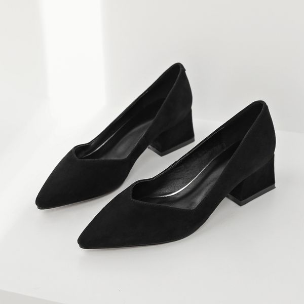 2021 genuine female 22-24.5 in suede mouth shallow pointed toe wedding shoes at all stations ncf5, Black
2021 genuine female 22-24.5 in suede mouth shallow pointed toe wedding shoes at all stations ncf5, Black
