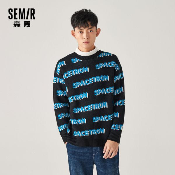 semir o neck men 2020 winter new contrast letter knitted sweater loose long sleeve pullover for man
semir o neck men 2020 winter new contrast letter knitted sweater loose long sleeve pullover for man