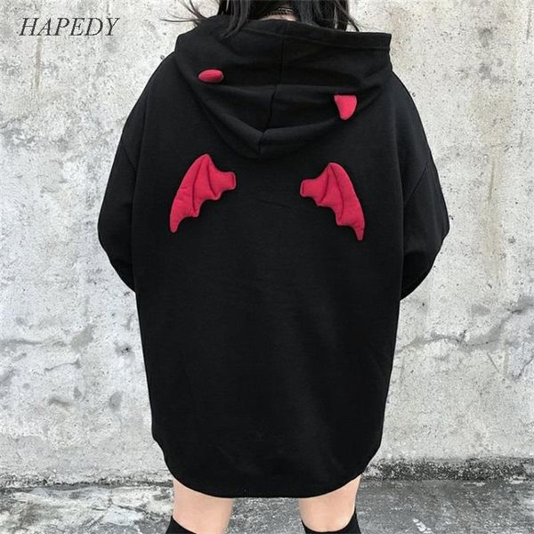 street hoodies high horn hapedy women harajuku punk loose oversized gothic sweatshirts devil chic hooded pullover autumn sweat hgxrm, Black
street hoodies high horn hapedy women harajuku punk loose oversized gothic sweatshirts devil chic hooded pullover autumn sweat hgxrm, Black