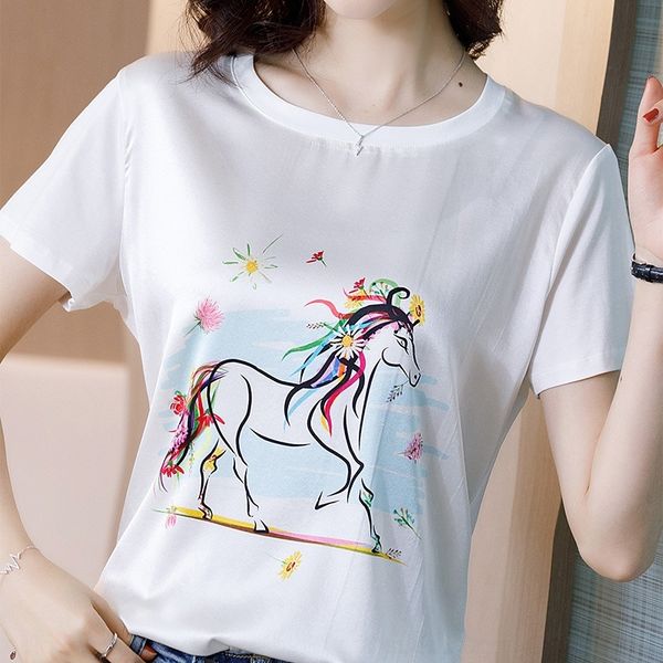 g3she black silk short sleeve t-shirt stitched women silkt-shirt summer 2020 silknew round neck printed mulberry silk for knitted loose t, White
g3she black silk short sleeve t-shirt stitched women silkt-shirt summer 2020 silknew round neck printed mulberry silk for knitted loose t, White