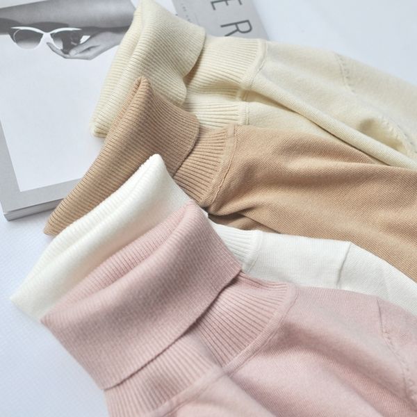 autumn thin slim turtleneck sweater for women soft women pullovers black pull femme white female sweaters lady knit jumper 201030
autumn thin slim turtleneck sweater for women soft women pullovers black pull femme white female sweaters lady knit jumper 201030