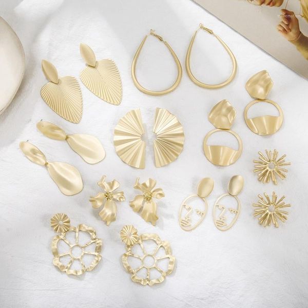 match-right 2020 new korean statement drop earrings for women fashion vintage geometric gold color dangle earring jewelry sp10381, Silver
match-right 2020 new korean statement drop earrings for women fashion vintage geometric gold color dangle earring jewelry sp10381, Silver