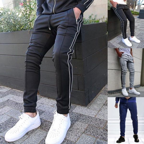 men color block drawstring jogger pants zip pockets ankle tied long trousers track pant male fitness workout pants sportswear, Black
men color block drawstring jogger pants zip pockets ankle tied long trousers track pant male fitness workout pants sportswear, Black