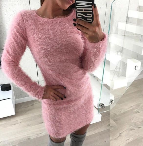 women's new spring autumn long sweater long sleeve round neck warm plush hip wrap dress fashion casual versatile tight 5xl, White;black
women's new spring autumn long sweater long sleeve round neck warm plush hip wrap dress fashion casual versatile tight 5xl, White;black