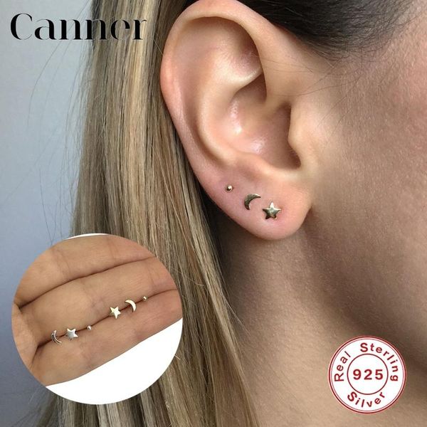 stud canner 1set 925 sterling silver earrings for women gold mini moon star geometric earings bijoux piercing pendientes 2021 w5, Golden;silver
stud canner 1set 925 sterling silver earrings for women gold mini moon star geometric earings bijoux piercing pendientes 2021 w5, Golden;silver