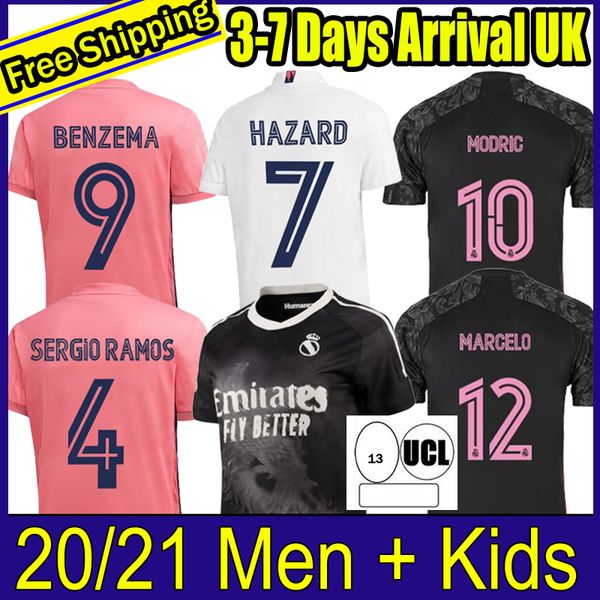 real madrid jerseys 20 21 soccer football shirt hazard sergio ramos benzema asensio camiseta men + kids kit 2020 2021 fourth 4th humanrace, Black;yellow
real madrid jerseys 20 21 soccer football shirt hazard sergio ramos benzema asensio camiseta men + kids kit 2020 2021 fourth 4th humanrace, Black;yellow