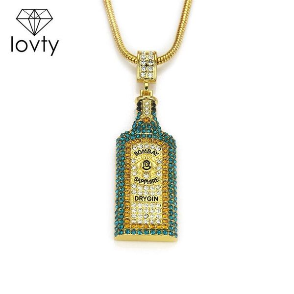 big wine bottle necklaces full rhinestone iced out pendants hip hop men women gold color jewelry for rocker u3, Silver
big wine bottle necklaces full rhinestone iced out pendants hip hop men women gold color jewelry for rocker u3, Silver
