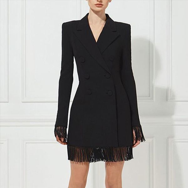 2021 new autumn women slim trench coats black deep v neck double breasted coats long sleeve tassel fashion club, Tan;black
2021 new autumn women slim trench coats black deep v neck double breasted coats long sleeve tassel fashion club, Tan;black