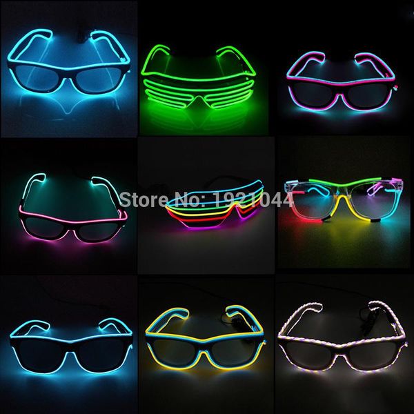 party decoration double colors sound activated el wire led glasses lighting colorful glowing luminous for gifts
party decoration double colors sound activated el wire led glasses lighting colorful glowing luminous for gifts