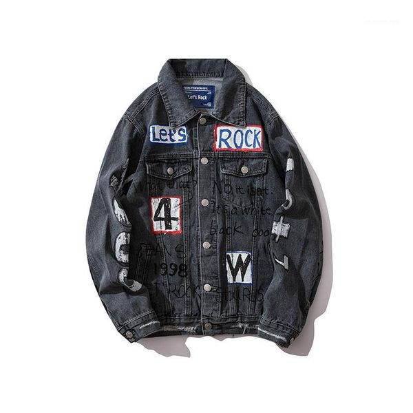 men's jackets kimsere men hi street hip hop rock jean fashion graffiti denim trucker jacket printed outerwear for male streetwear1, Black;brown
men's jackets kimsere men hi street hip hop rock jean fashion graffiti denim trucker jacket printed outerwear for male streetwear1, Black;brown