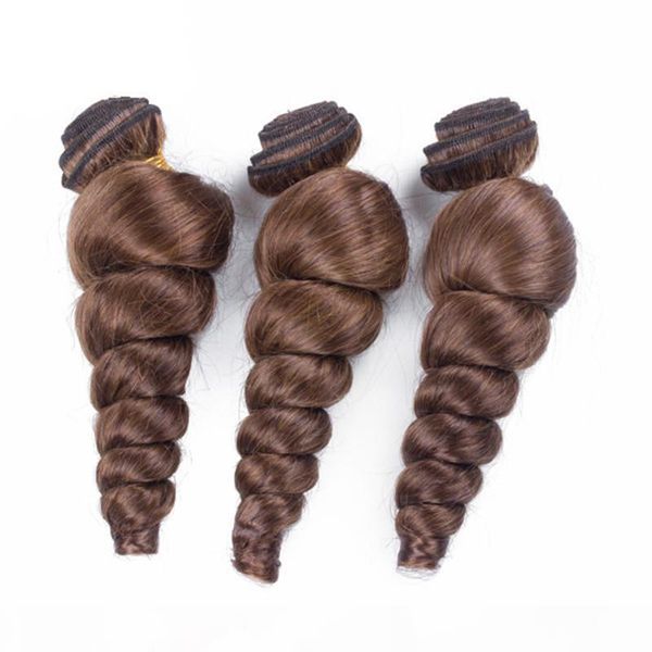 middle brown human hair loose wave brazilian loose curly hair 3 bundles with lace closure peruvian indian malaysian virgin human bundles, Black;brown
middle brown human hair loose wave brazilian loose curly hair 3 bundles with lace closure peruvian indian malaysian virgin human bundles, Black;brown
