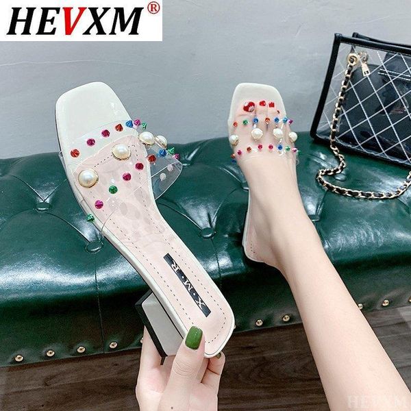 slippers hevxm 2021 summer women thick-heeled transparent soft-face ladies colorful rivets, Black
slippers hevxm 2021 summer women thick-heeled transparent soft-face ladies colorful rivets, Black
