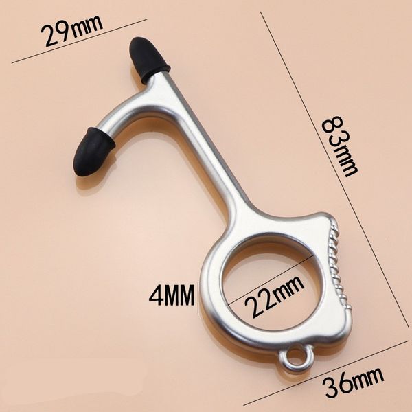 new style epidemic zero contact helper elevator door opener stick metal tools keep safe silicone touch screen keychain 133 g2
new style epidemic zero contact helper elevator door opener stick metal tools keep safe silicone touch screen keychain 133 g2