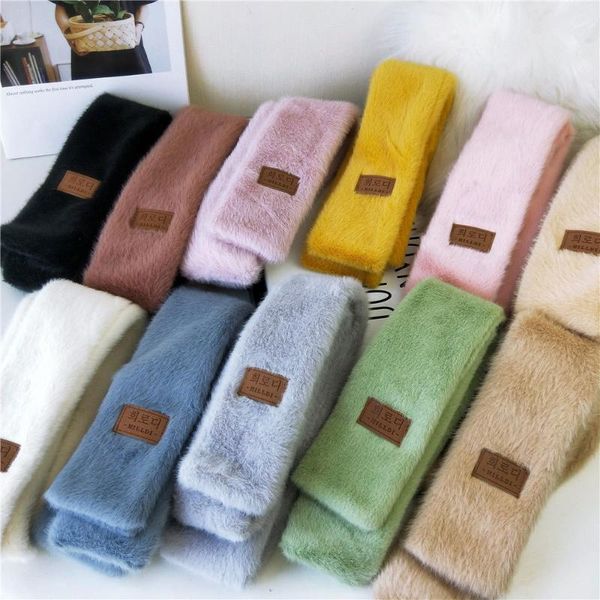 long solid color plush scarf women's autumn and winter korean all-match warm neck cover student girl neck scarf, Blue;gray
long solid color plush scarf women's autumn and winter korean all-match warm neck cover student girl neck scarf, Blue;gray