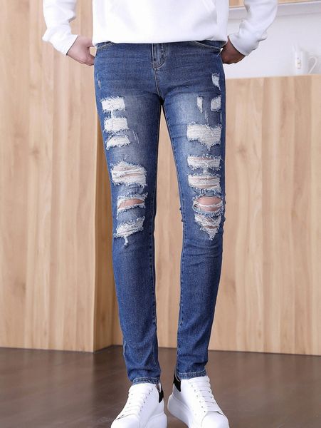 men ripped skinny jeans o59a#, Blue
men ripped skinny jeans o59a#, Blue