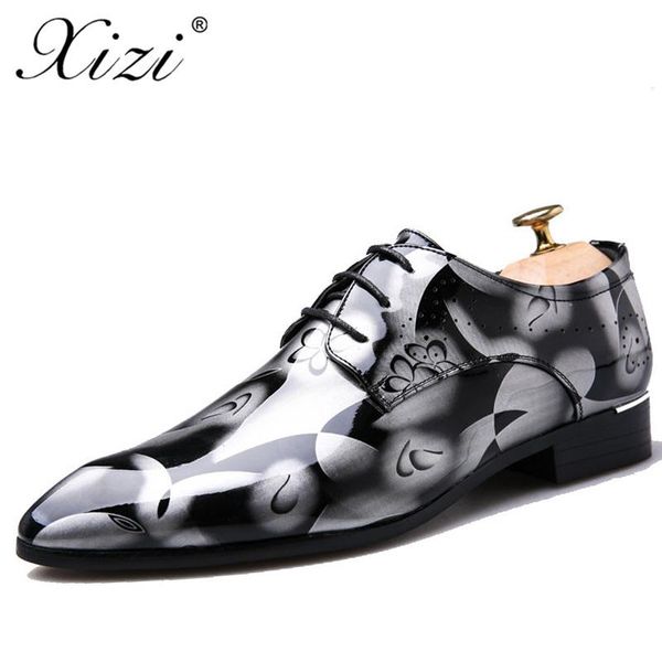 xizi men dress italian formal shoes lace-up fashion men leather moccasin glitter male pointed toe shoes for big size 38-50, Black
xizi men dress italian formal shoes lace-up fashion men leather moccasin glitter male pointed toe shoes for big size 38-50, Black