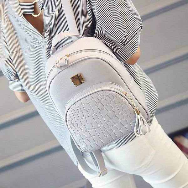 2020 fashion women backpack pu leather schoolbag for teenager girls female preppy style solid small backpack school travel pack
2020 fashion women backpack pu leather schoolbag for teenager girls female preppy style solid small backpack school travel pack