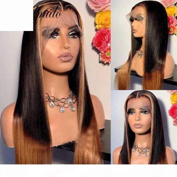 dmido #1b blonde highlight color remy hair lace front wigs pre pluck 13x6 human hair lace front wig 150% density, Black;brown
dmido #1b blonde highlight color remy hair lace front wigs pre pluck 13x6 human hair lace front wig 150% density, Black;brown