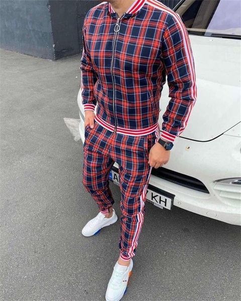 new track suit men sportsuits gentlemen set zipper jacket suit men set long sleeve stripe coat+pants gyms casual sportswear suit, Gray
new track suit men sportsuits gentlemen set zipper jacket suit men set long sleeve stripe coat+pants gyms casual sportswear suit, Gray