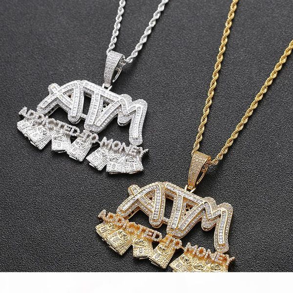 hip hop micro pave cubic zirconia bling iced out addicted to money atm pendants necklace for men rapper jewelry gold color, Silver
hip hop micro pave cubic zirconia bling iced out addicted to money atm pendants necklace for men rapper jewelry gold color, Silver