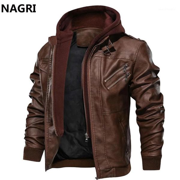 men's jackets men's autumn winter motorcycle leather jacket coat men hooded pu zip male outwear warm vintage casual plus size1, Black;brown
men's jackets men's autumn winter motorcycle leather jacket coat men hooded pu zip male outwear warm vintage casual plus size1, Black;brown