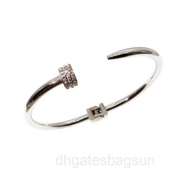titanium steel bracelet with diamond opening nail bracelet personality fashion exquisite small fresh female hand jewelry p34y, Black
titanium steel bracelet with diamond opening nail bracelet personality fashion exquisite small fresh female hand jewelry p34y, Black