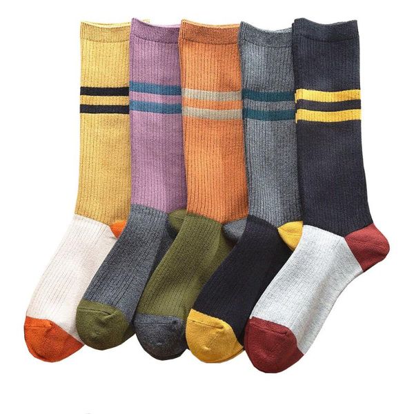 socks & hosiery product women's two-barripe winter fashion color harajuku retro casual cotton 5 pair, Black;white
socks & hosiery product women's two-barripe winter fashion color harajuku retro casual cotton 5 pair, Black;white