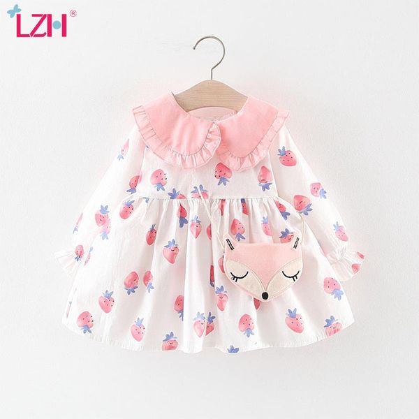 lzh 2020 autumn printing strawberry llittle fox cotton dress cute dresses for baby girls infant dress children clothes 0-4 years 1027, Red;yellow
lzh 2020 autumn printing strawberry llittle fox cotton dress cute dresses for baby girls infant dress children clothes 0-4 years 1027, Red;yellow