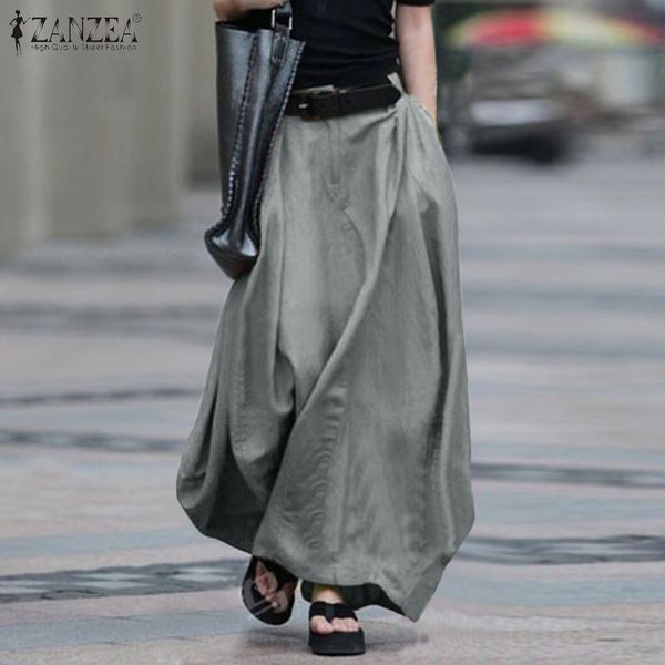 2020 vintage summer skirts zanzea women high waist solid cotton linen skirt saia female beach maxi long skirts jupe faldas 5xl 7 c1111, Black
2020 vintage summer skirts zanzea women high waist solid cotton linen skirt saia female beach maxi long skirts jupe faldas 5xl 7 c1111, Black