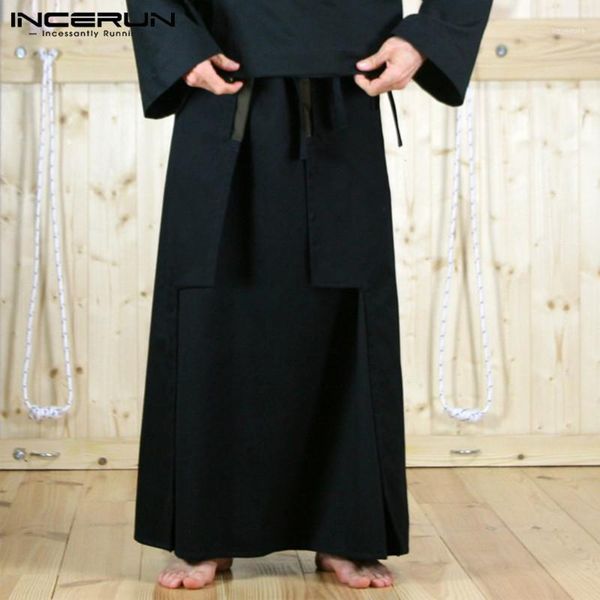 incerun medieval mens kilts martial arts style samurai pants warrior knight kilt kendo skirts vintage solid trousers men s-5xl1, Black
incerun medieval mens kilts martial arts style samurai pants warrior knight kilt kendo skirts vintage solid trousers men s-5xl1, Black