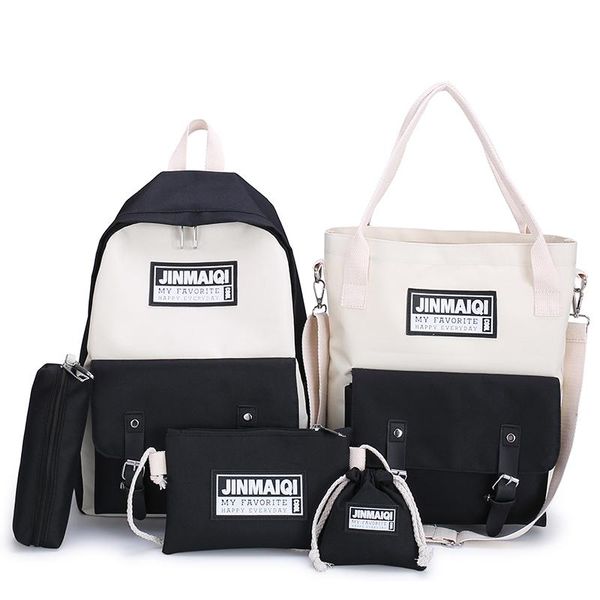 allkaci rucksack school bags set 5pcs/set suit book bags for girl teenagers lapbackpack set women travel bagpack female 4849
allkaci rucksack school bags set 5pcs/set suit book bags for girl teenagers lapbackpack set women travel bagpack female 4849