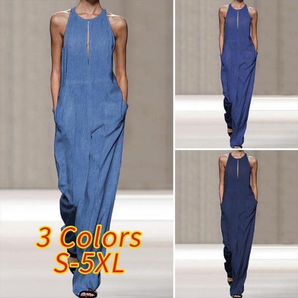 rompers womens jumpsuits 2020 summer sleeveless denim playsuits plus size bohemian overalls femme long pants s 5xl, Black;white
rompers womens jumpsuits 2020 summer sleeveless denim playsuits plus size bohemian overalls femme long pants s 5xl, Black;white
