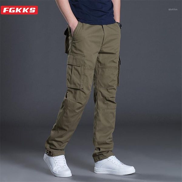 men's pants fgkks brand men cargo men's outdoor solid straight full length multi-pocket casual male1, Black
men's pants fgkks brand men cargo men's outdoor solid straight full length multi-pocket casual male1, Black